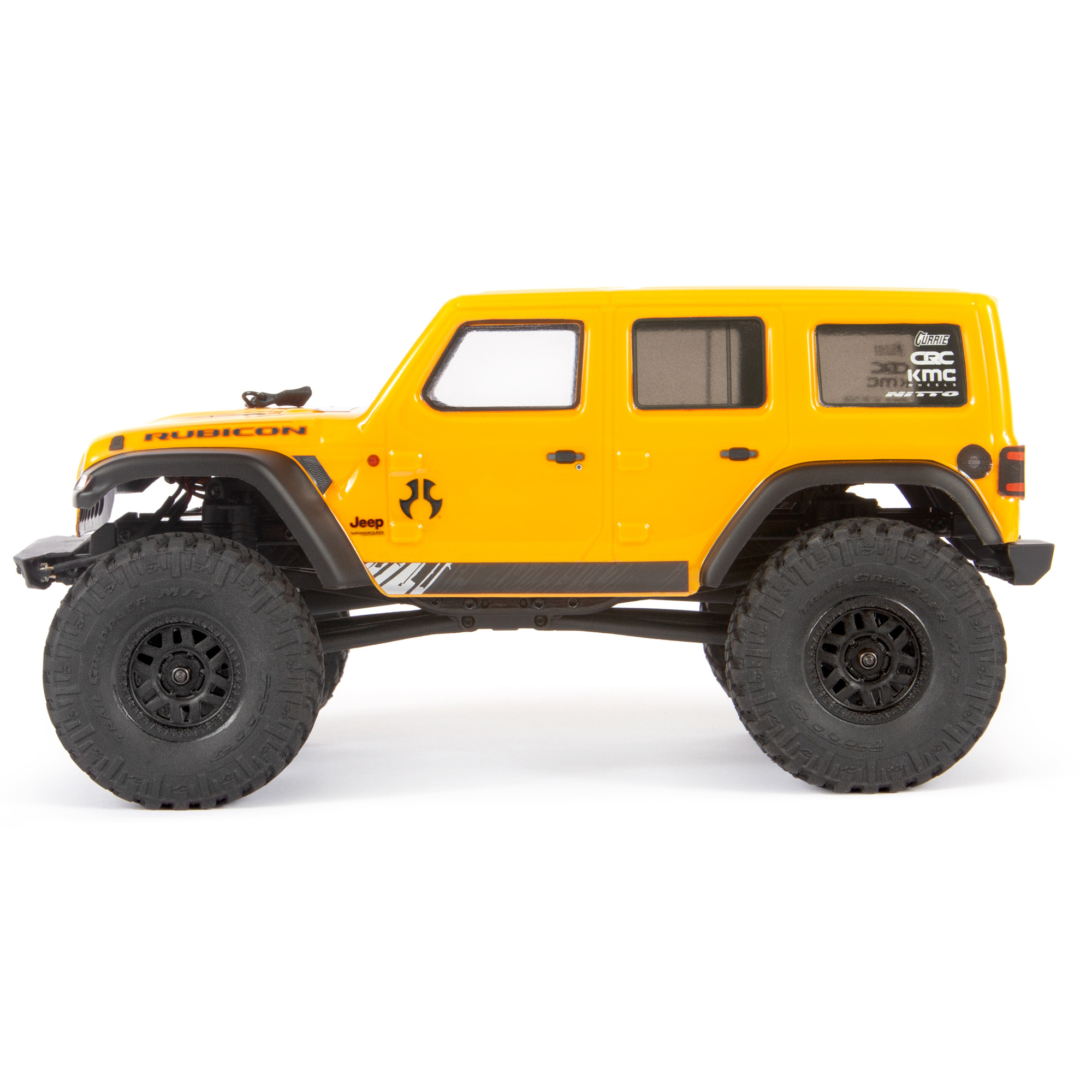 1/24 SCX24 2019 Jeep Wrangler JLU CRC 4X4 RTR Brushed Rock Crawler (Battery & Charger Included), Yellow
