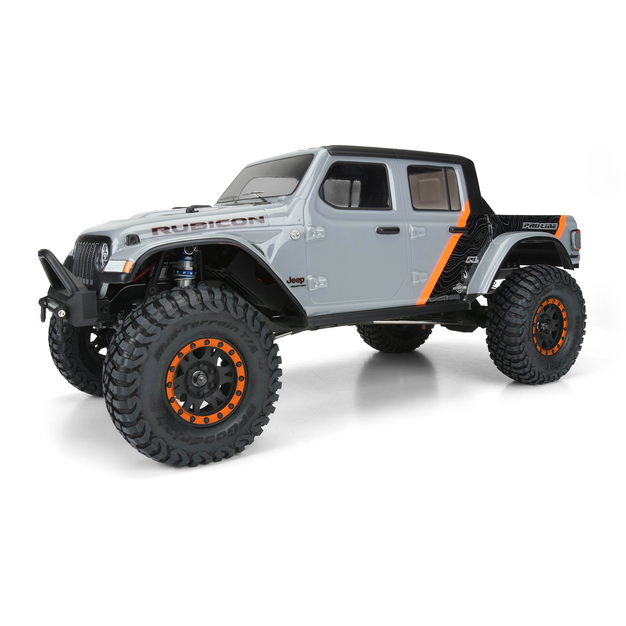 1/10 2020 Jeep Gladiator Clear Body 12.3" (313mm) Wheelbase Crwlrs