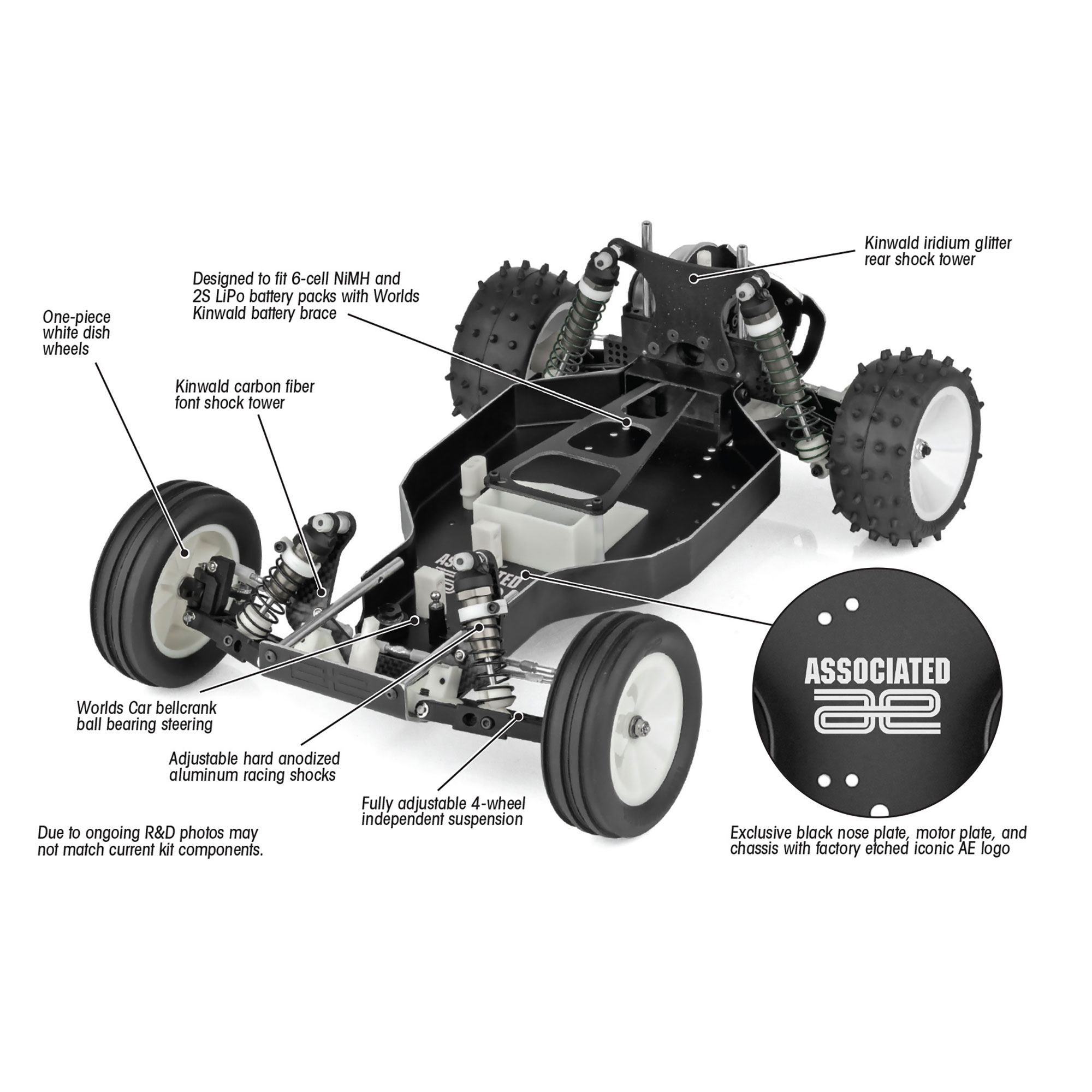 1/10 RC10 2WD Off-Road Buggy Kit, Kinwald Edition