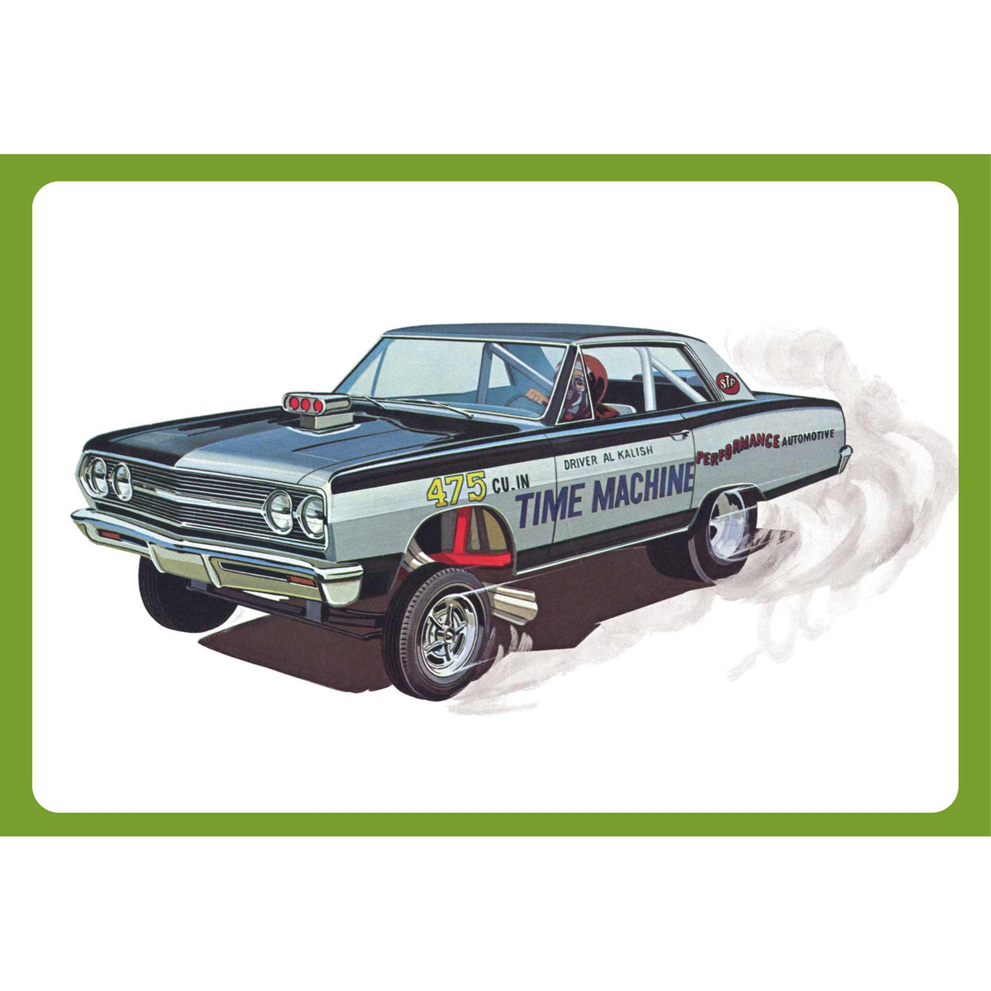1/25 1965 Chevy Chevelle AWB Time Machine Model Kit