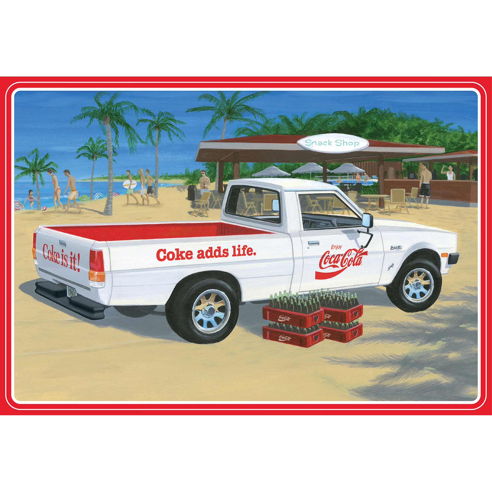 1/25 1982 Dodge Ram D-50 Pickup Coke Model Kit