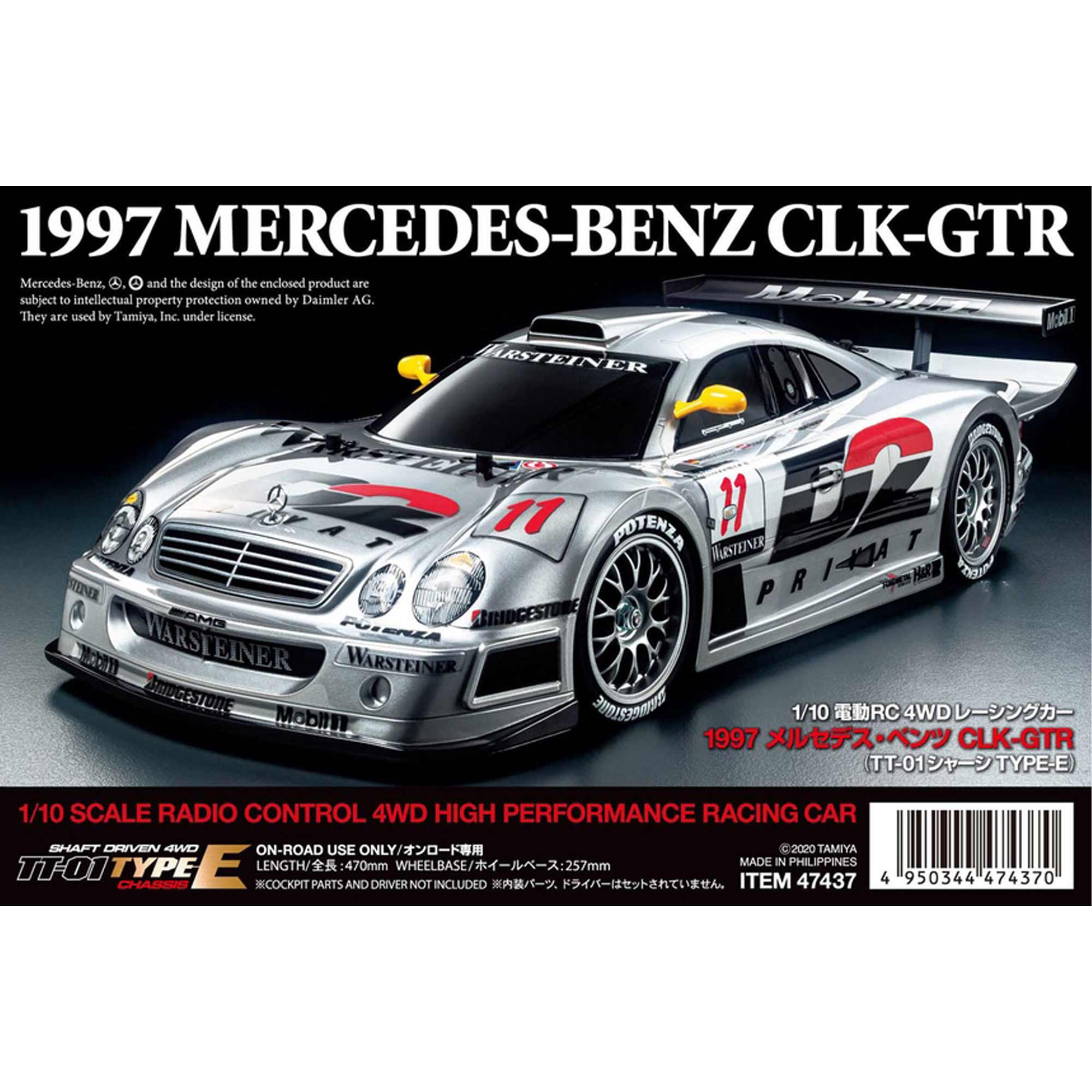 1/10 1997 Mercedes-Benz CLK-GTR TT-01E 4WD Kit