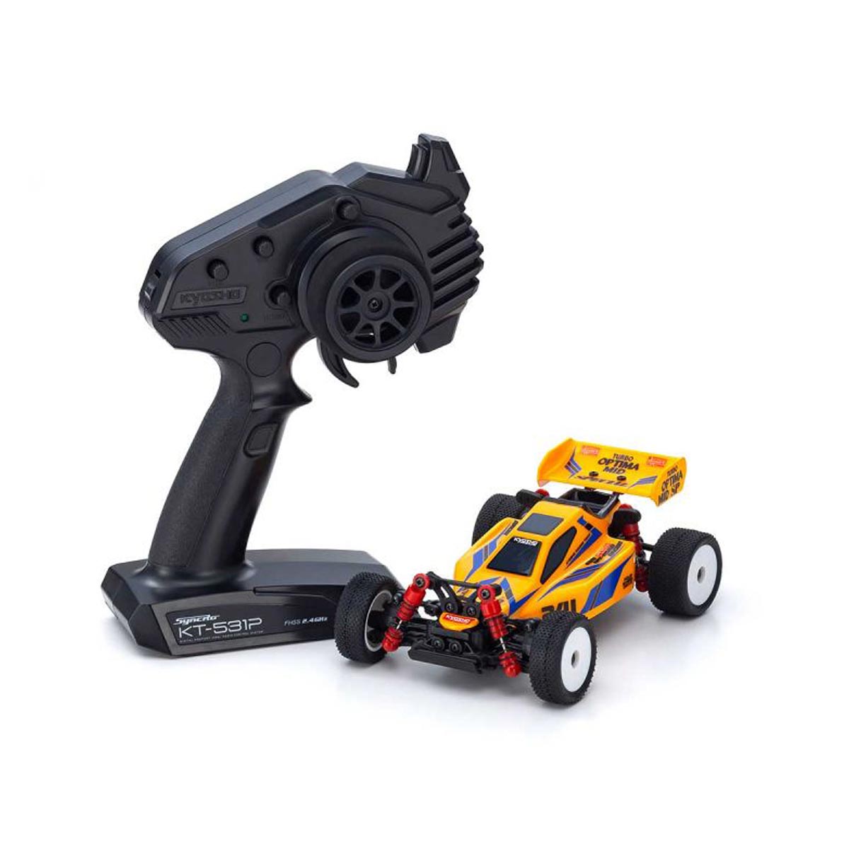 1/28 Turbo Optima MINI-Z 4x4 Off-Road Buggy RTR, Yellow