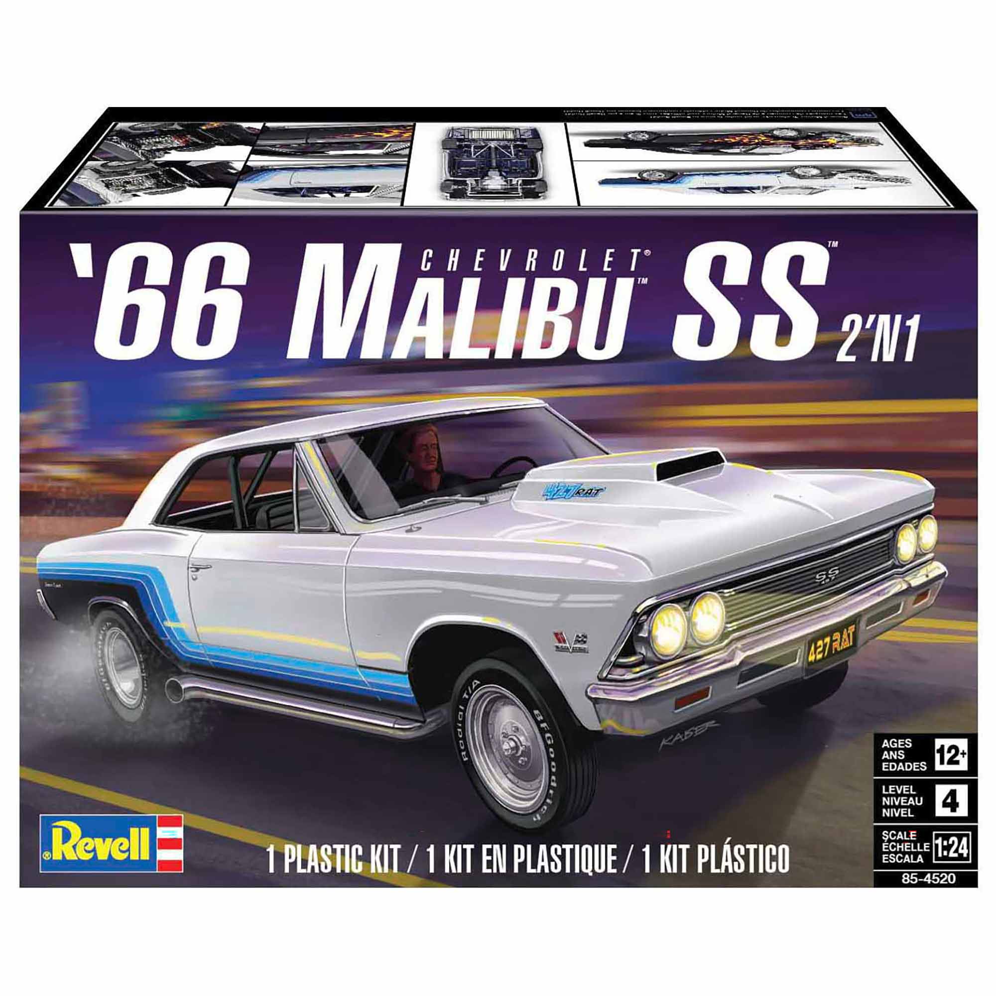 CARRERA REVELL OF AMERICAS INC 1/24 66 Chevy Malibu SS 2N1 | Tower