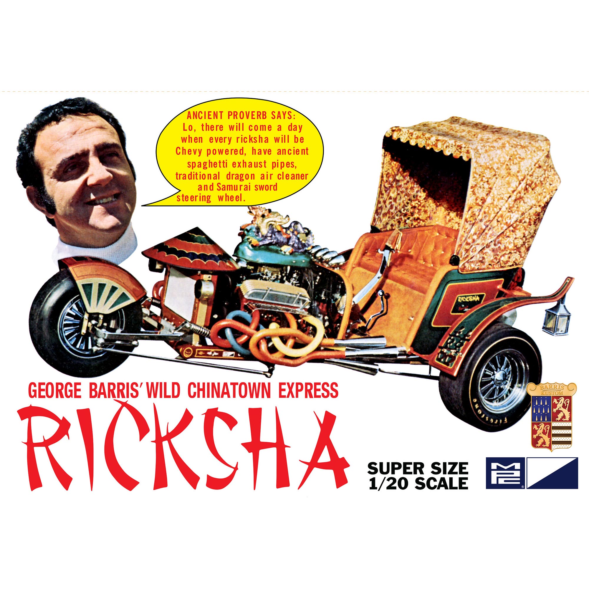 1/20 George Barris Ricksha Show Rod