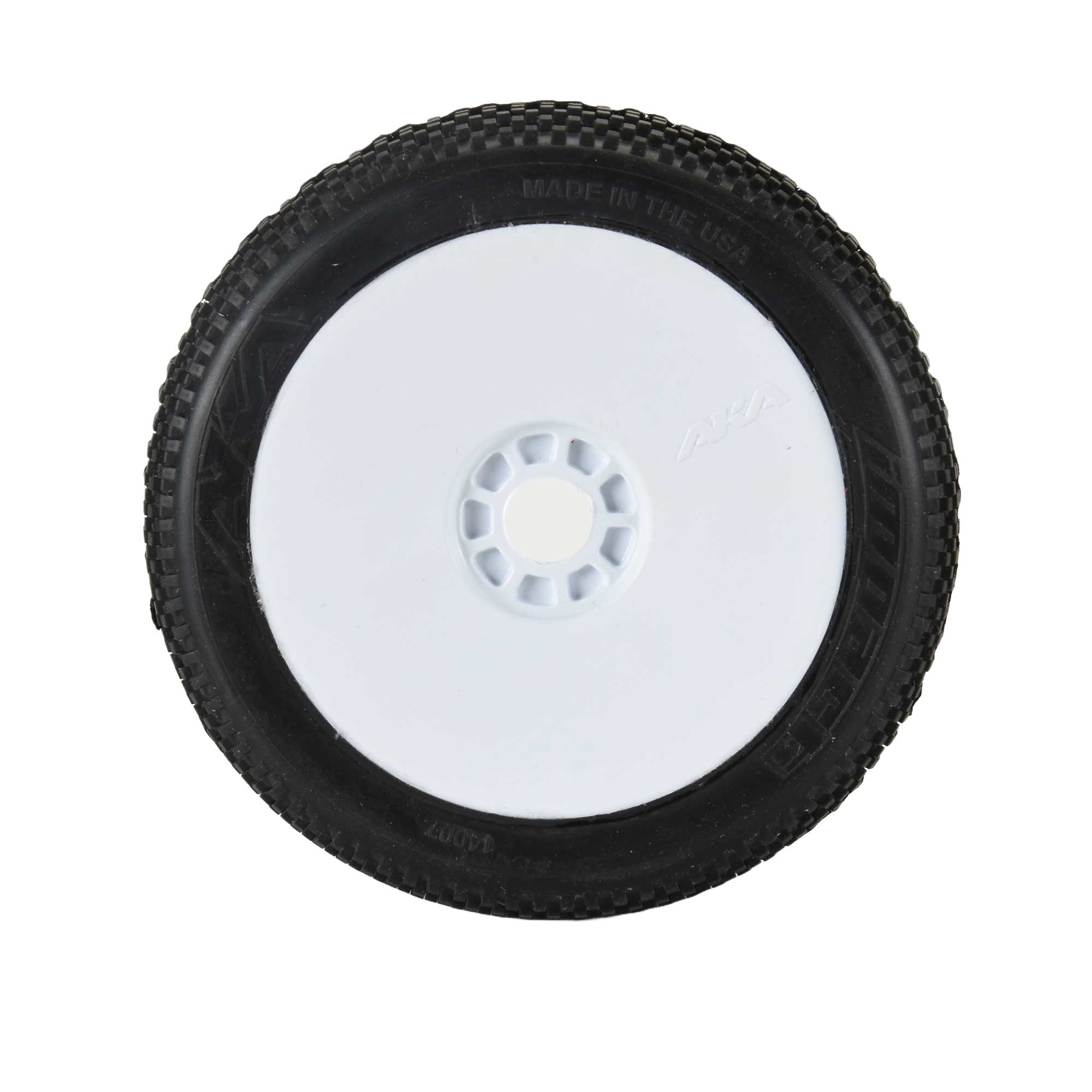 1/8 Impact SLW Off-Road Tires Racer Bundle, White Wheels: Buggy