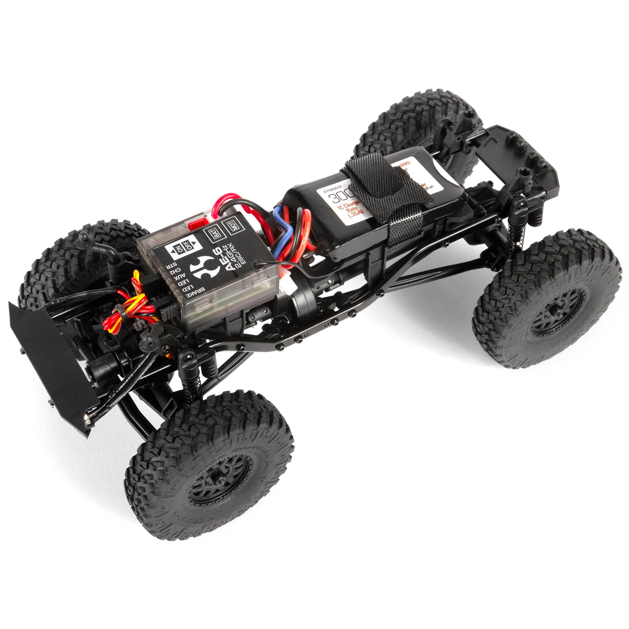 1/24 SCX24 Deadbolt 4X4 RTR Brushed Rock Crawler (Battery & Charger Included), Red