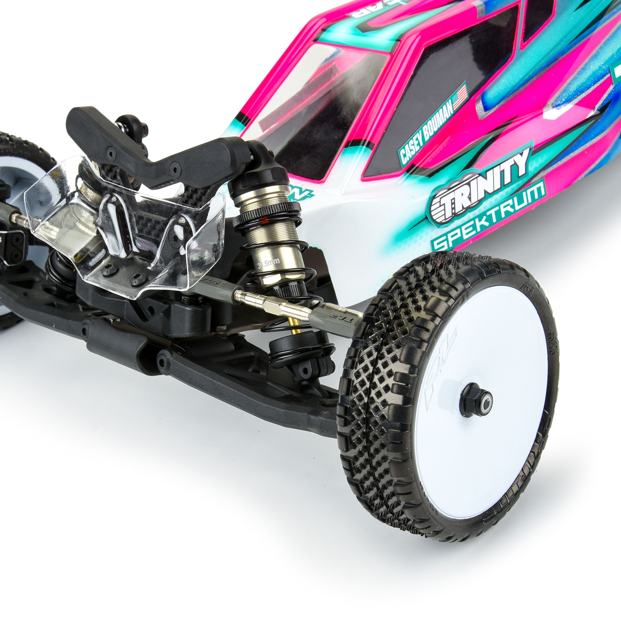 1/10 Velocity 2.0 Narrow 2WD Front 2.2" 12mm Buggy Wheels (2) White