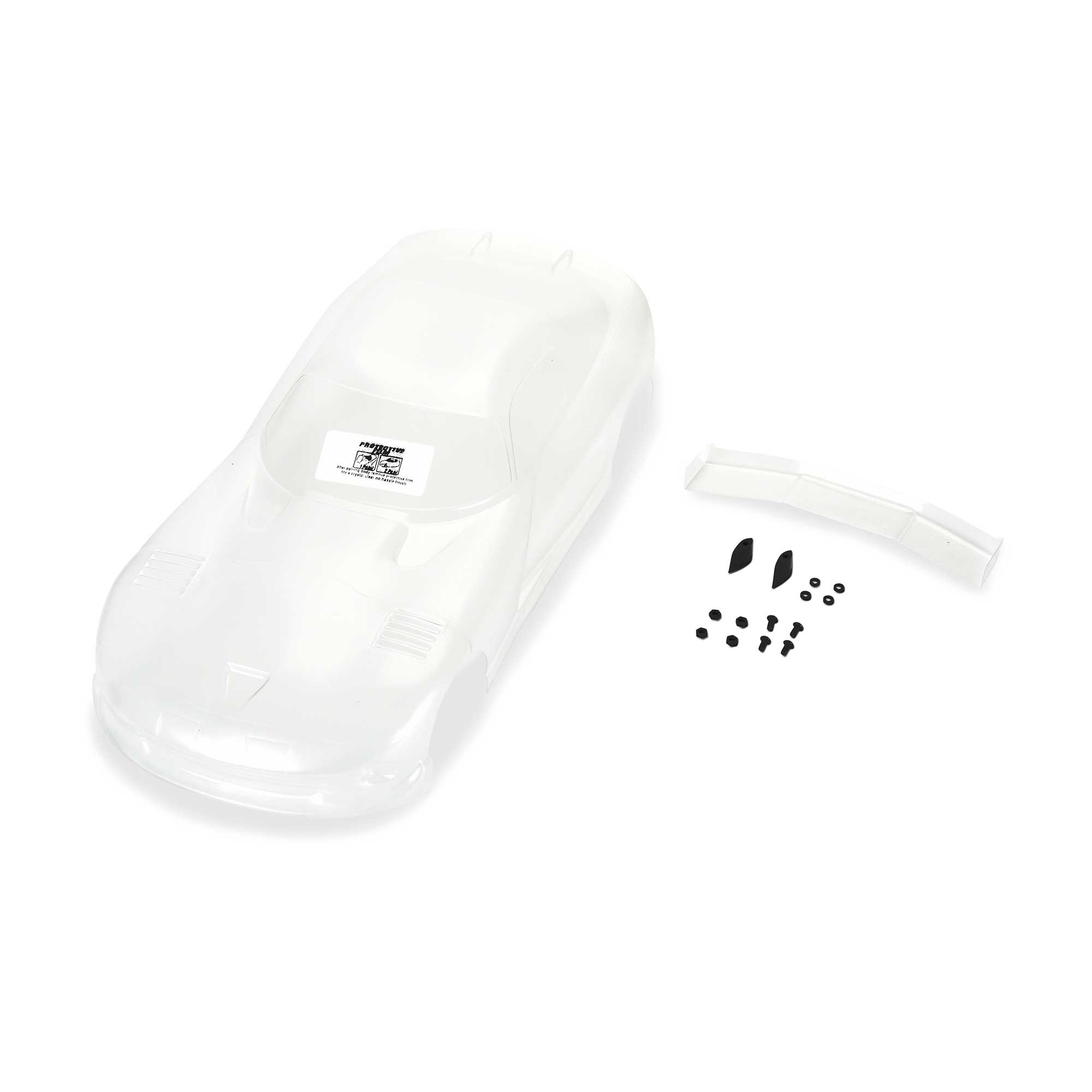 1/12 Pre-Cut 2002 Dodge Viper GTS Clear Body: Losi Grom Racecar