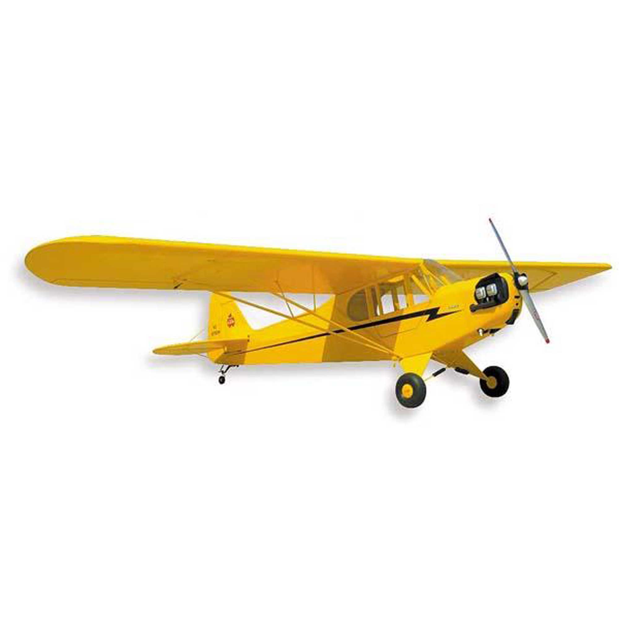 Piper J-3 Cub #201 Herr Balsa Wood Model Airplane Kit Rubber Powered 