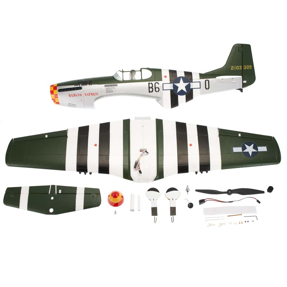 P-51B Mustang Berlin Express EP Rx-R 40"