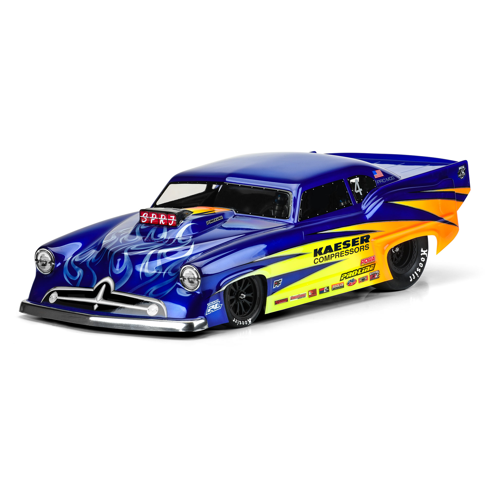 1/10 Super J Pro-Mod Clear Body: Drag Car