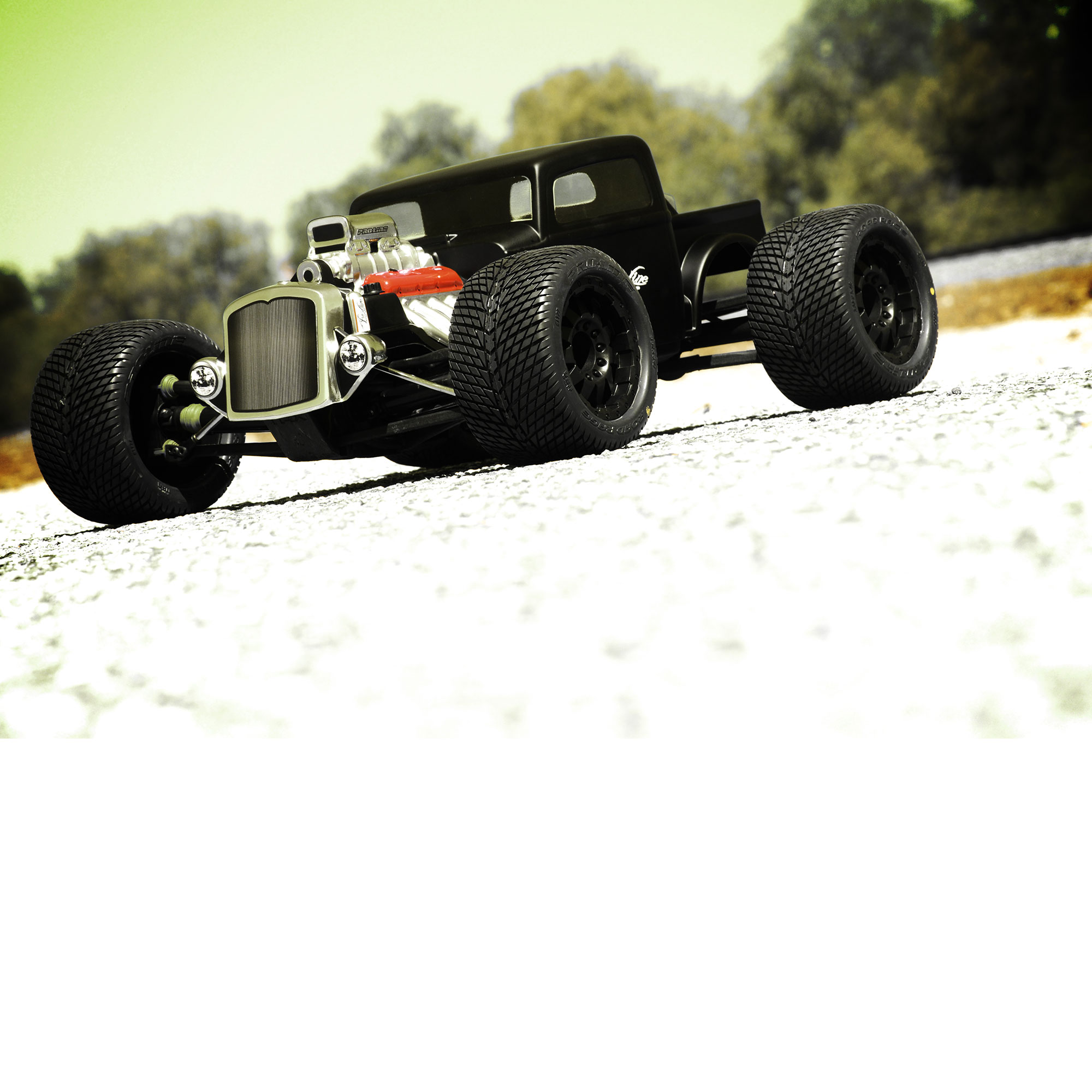 1/8 Rat Rod Clear Body: Monster Truck