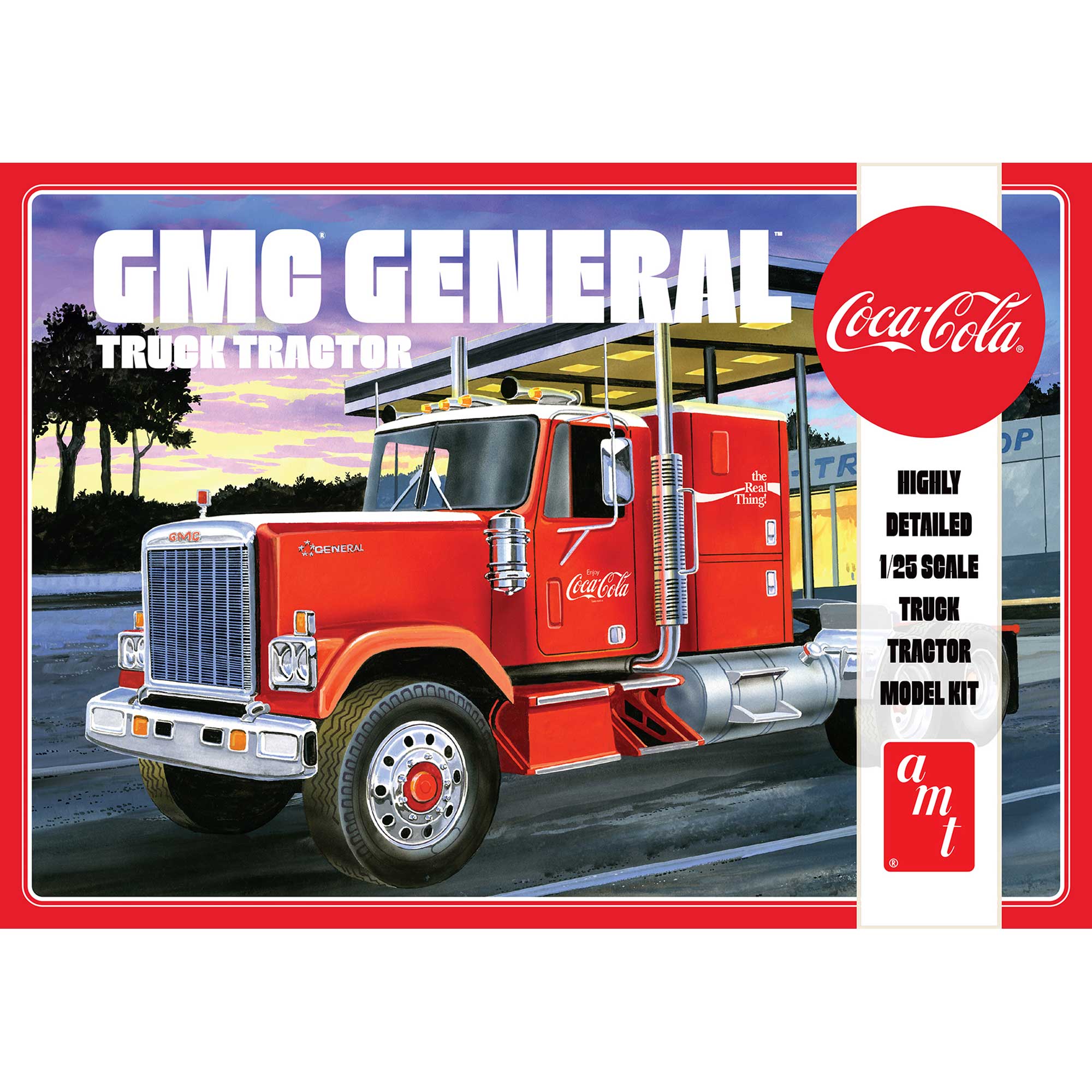 AMT 1/25 1976 GMC General Semi Tractor Coca-cola Amt1179 for sale online 