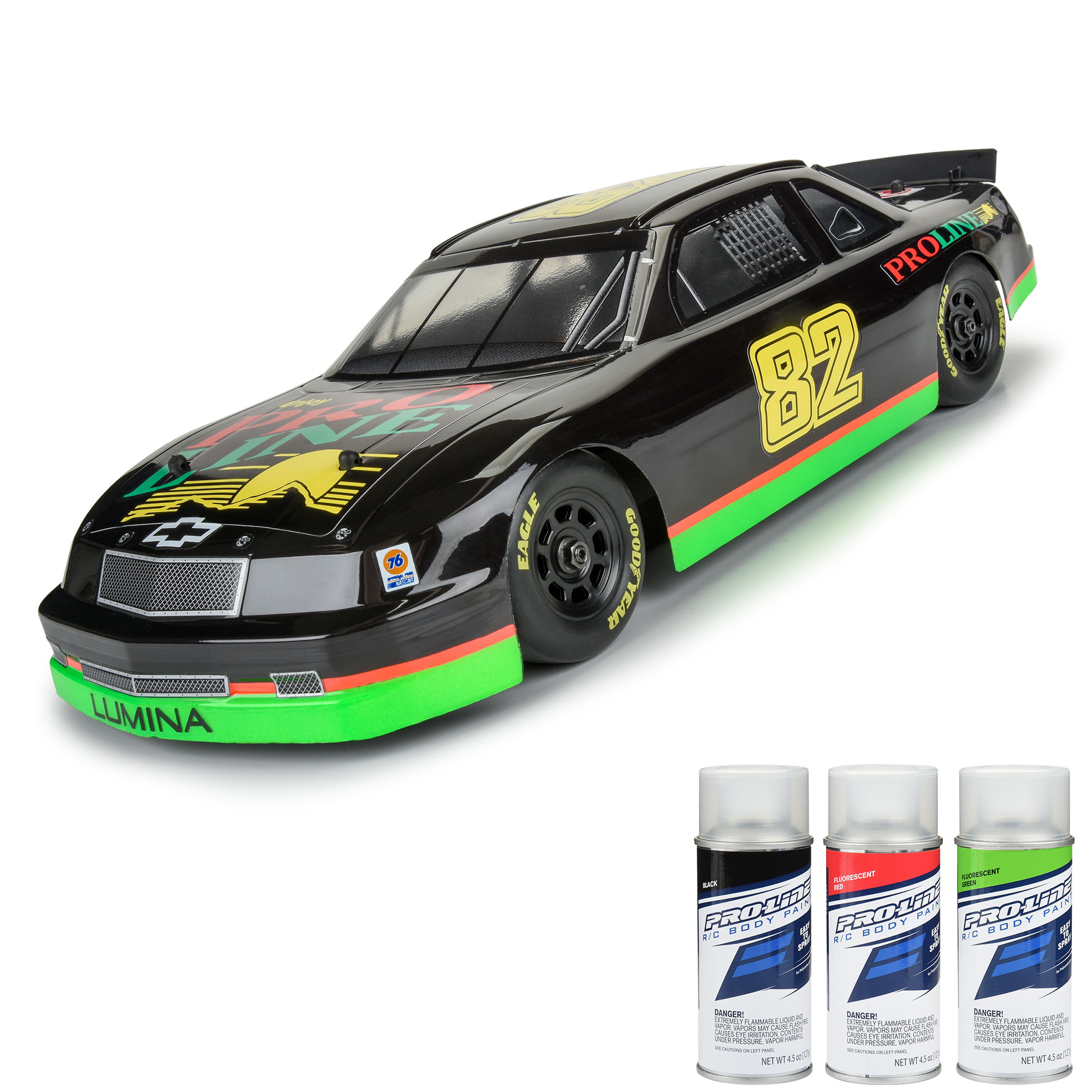 1/12 Pre-Cut 1990 Chevy Lumina Clear Body: Losi NASCAR