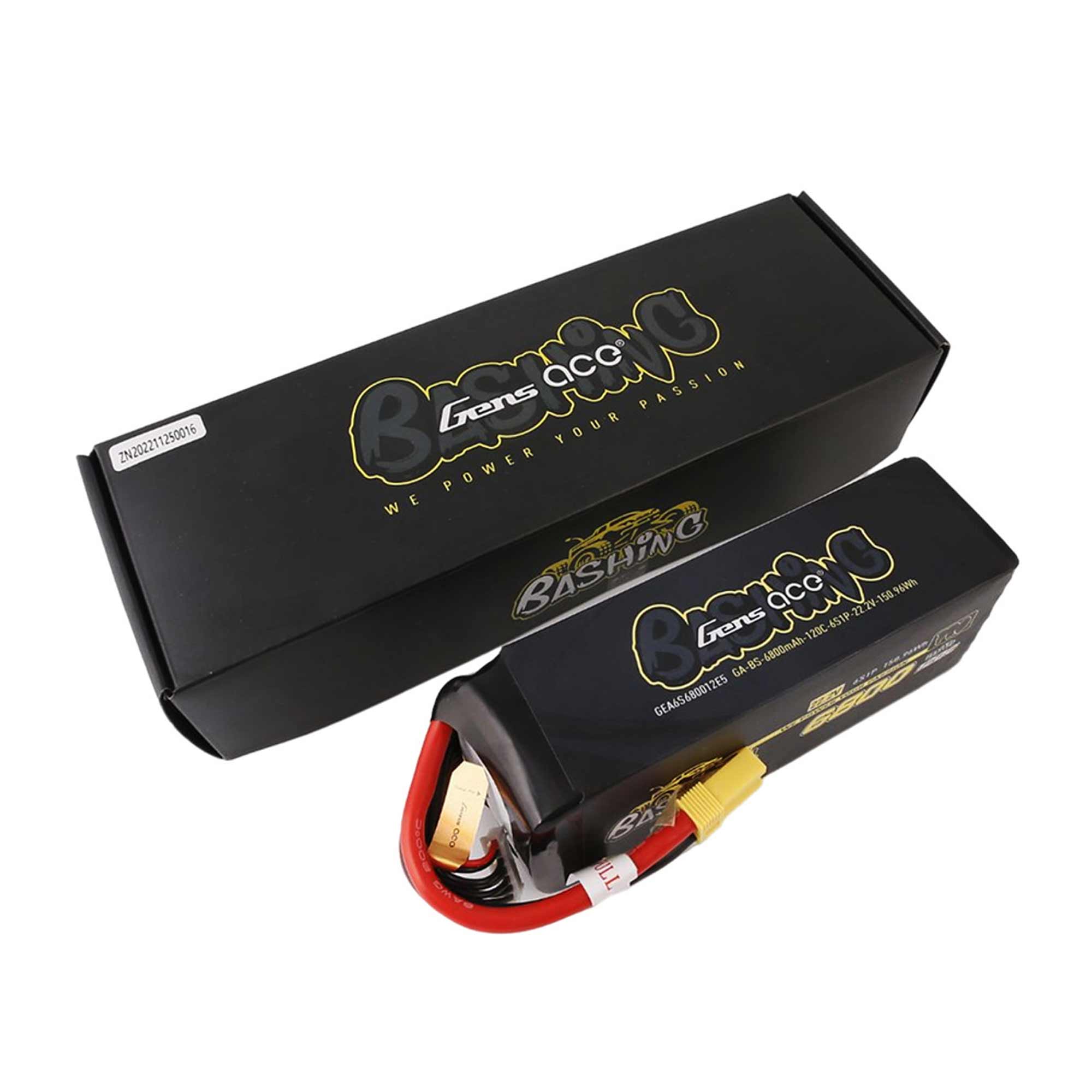 22.2V 6800mAh 6S 120C LiPo Battery: EC5