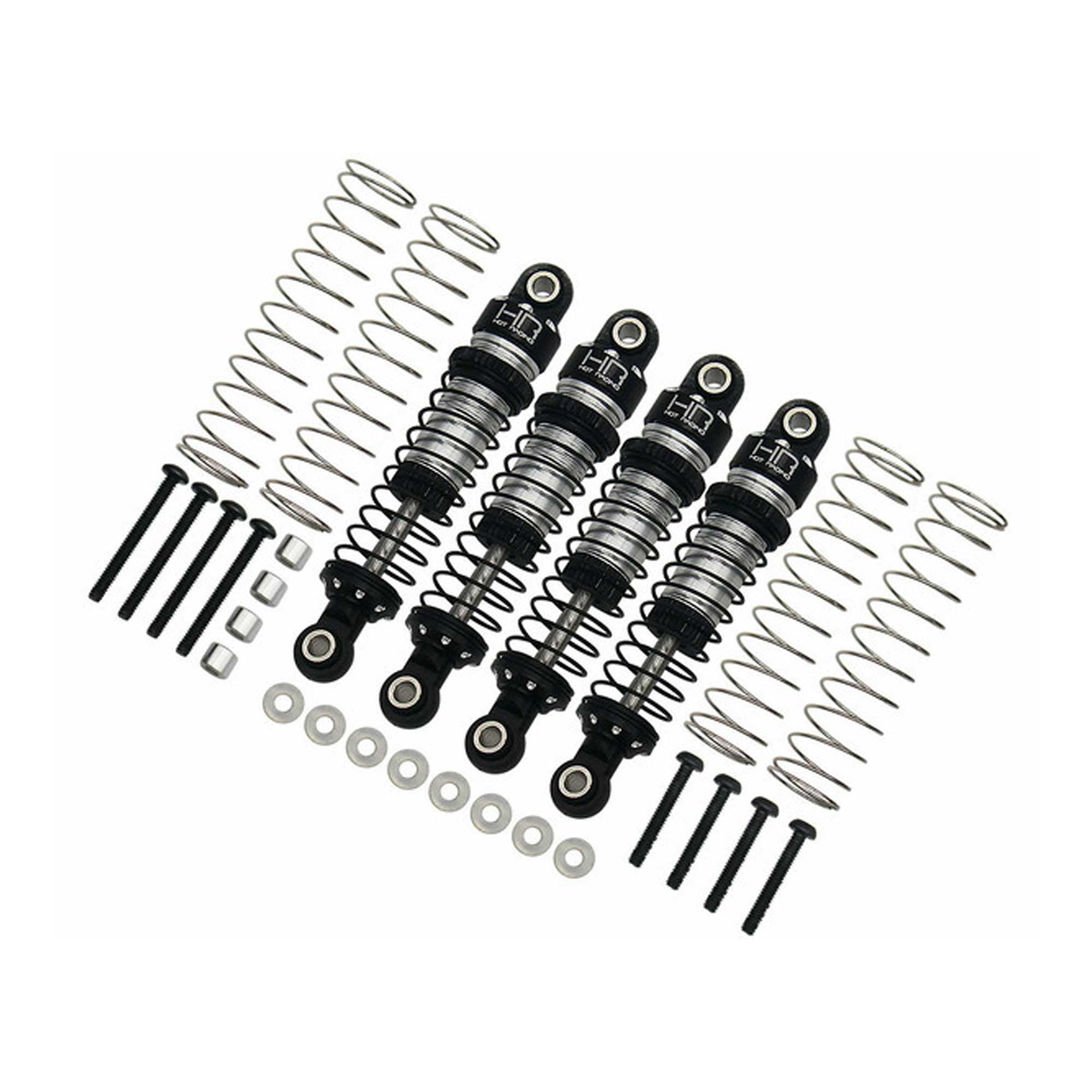 Hot Racing Threaded Aluminum Shocks Set, 1/18 Redcat Ascent 18