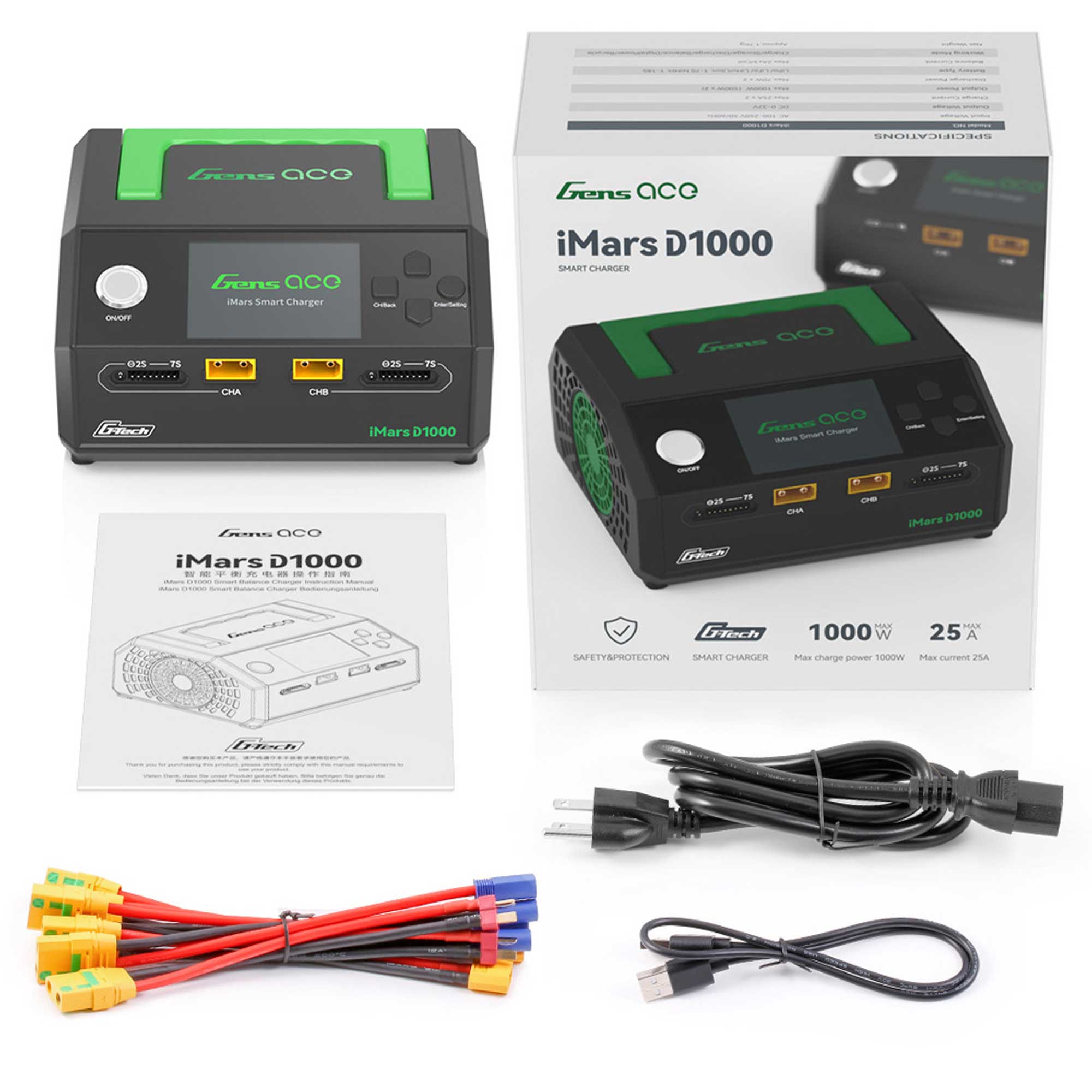 D1000 AC 1000W 25A G-Tech Charger