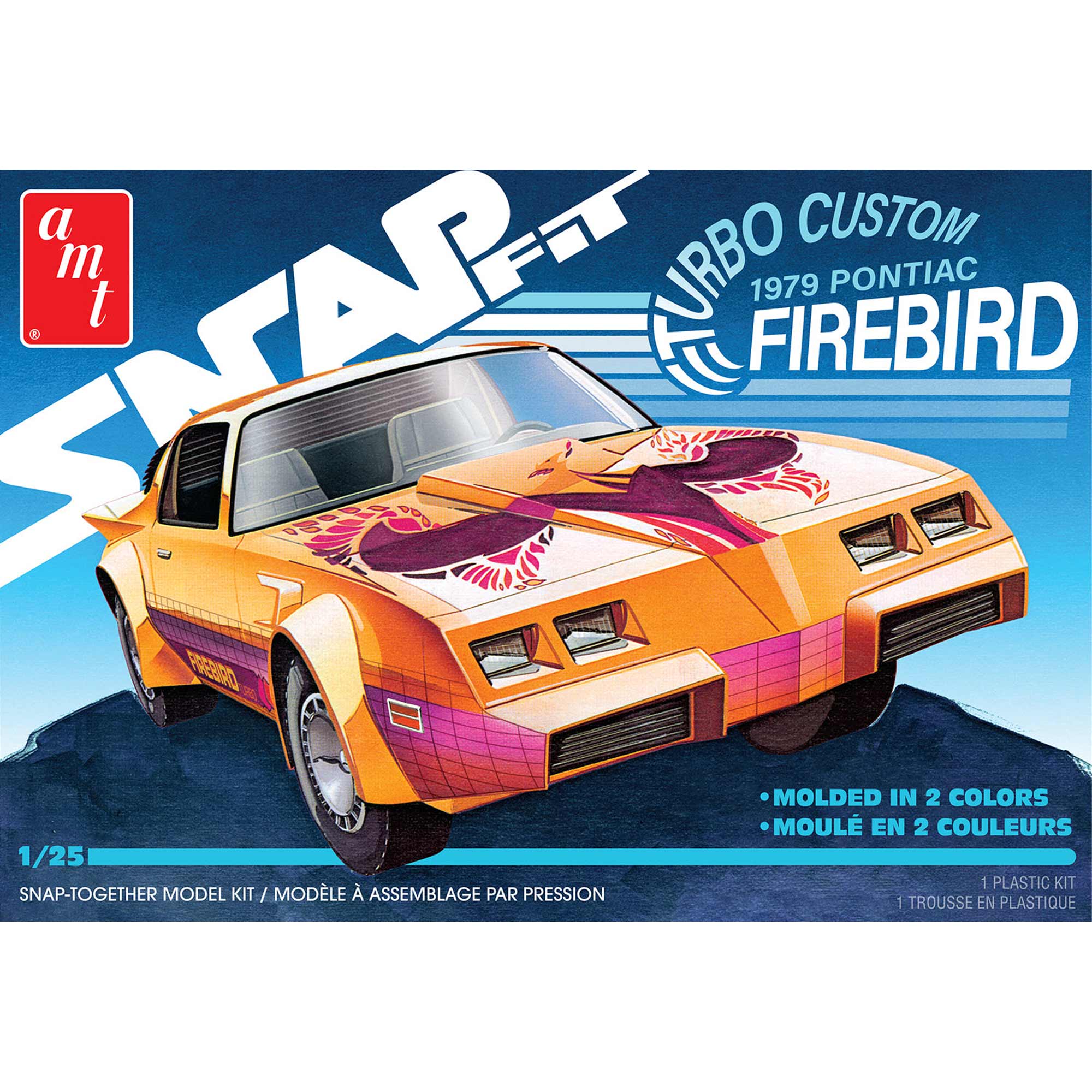 1/25 1979 Pontiac Firebird "Turbo Custom" Snap Model Kit