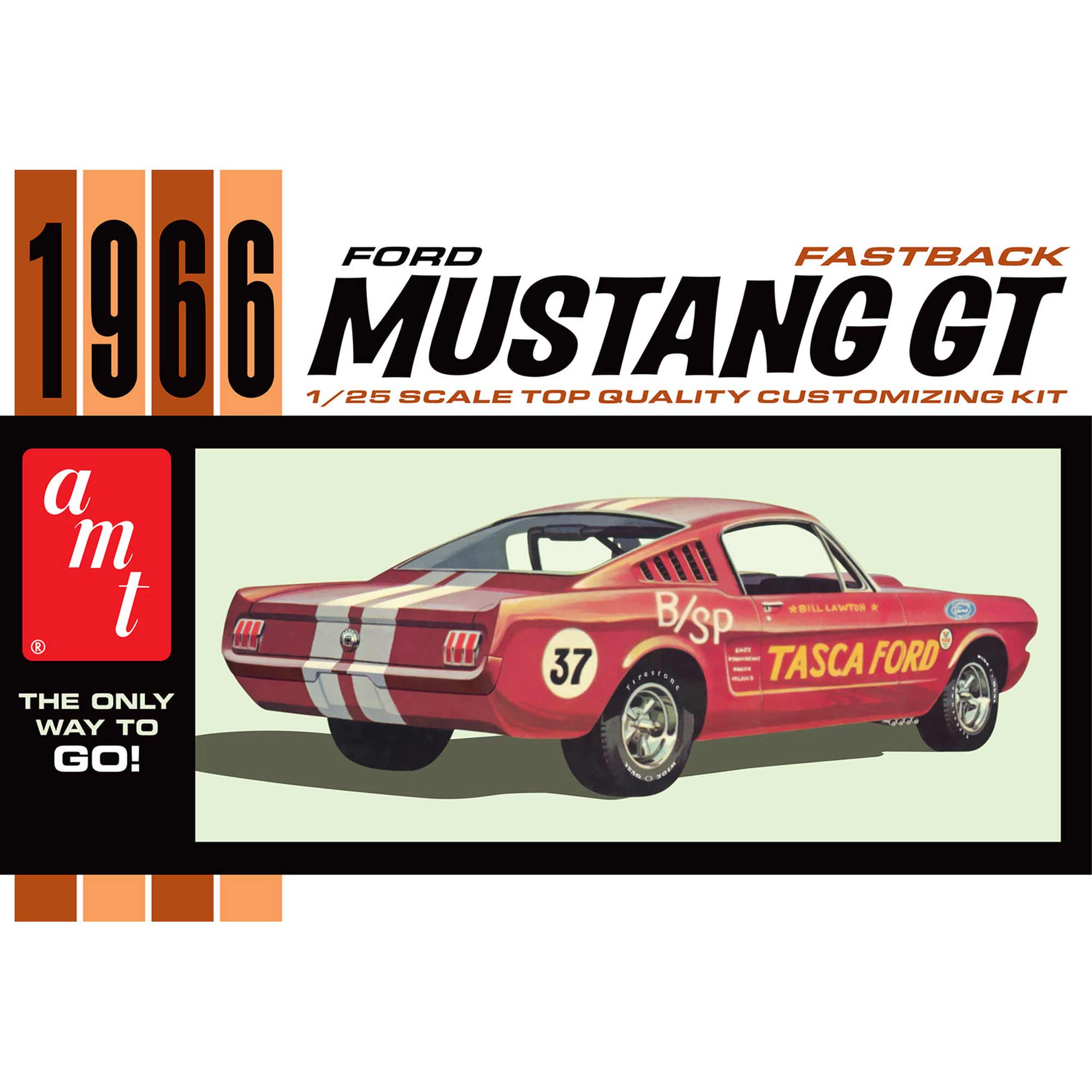 1/25 1966 Ford Mustang Fastback 2+2 Model Kit