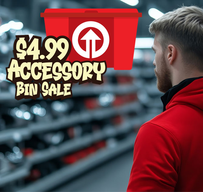 Shop $4.99 Accessory Bin Sale