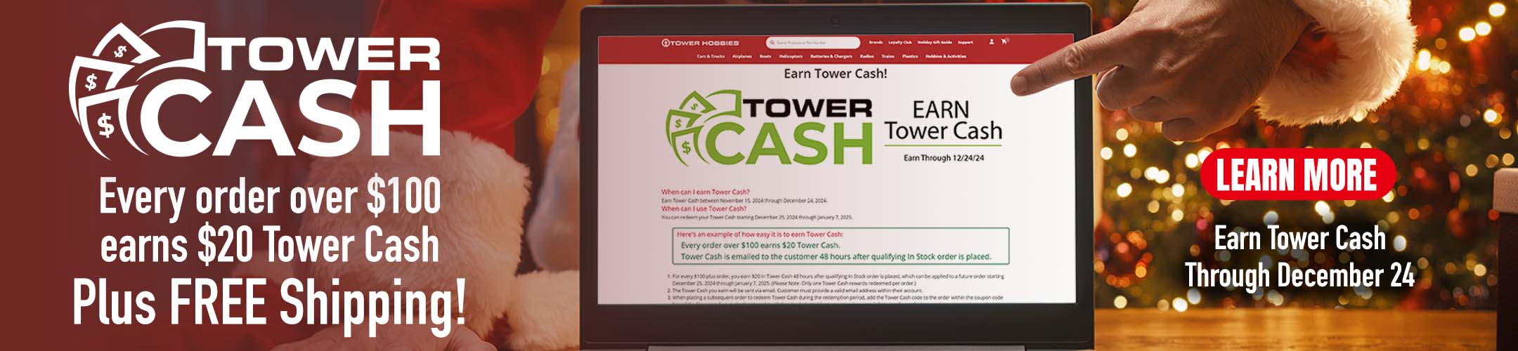 Earn Tower Cash - Now