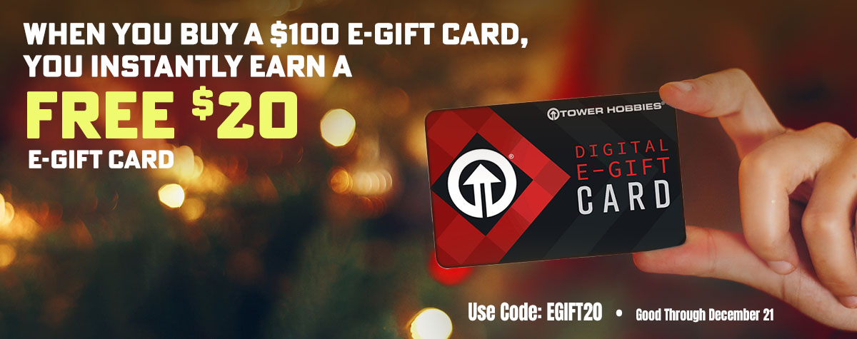 Tower Hobbies Gift Card Offer