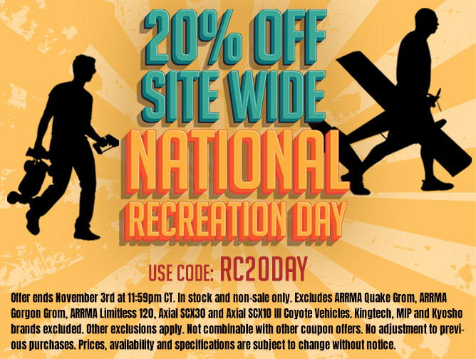 National Recreation Day Coupon