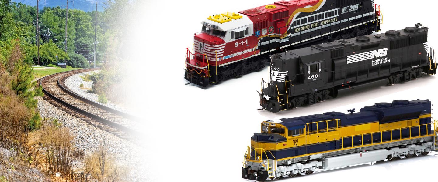 Model Trains and Accessories in HO Scale, N Scale, O Scale, S 