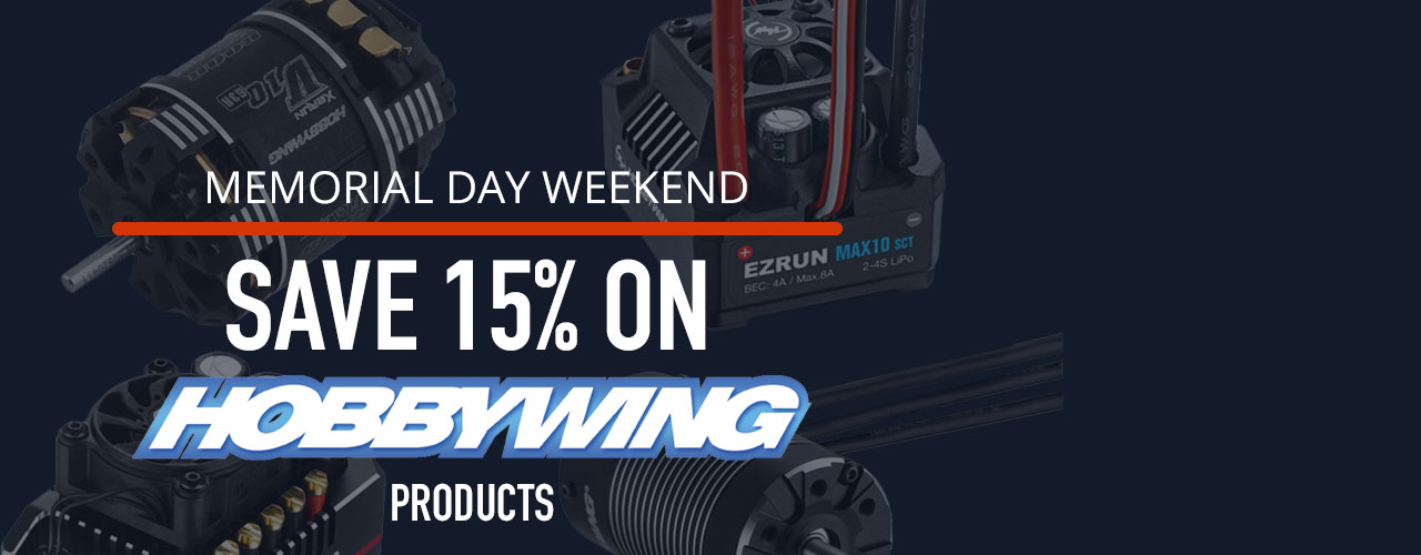 Save 15% On Hobbywing!