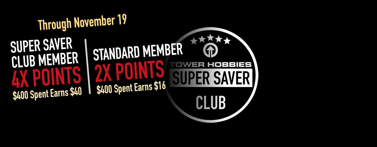 Super Saver Club Members Earn Quadruple Points Site Wide