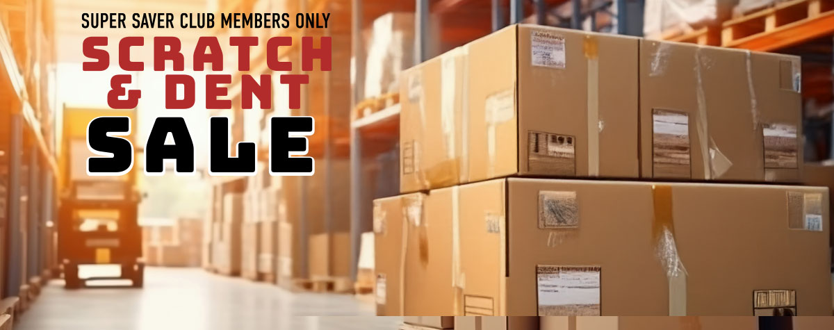 Scratch and Dent Sale