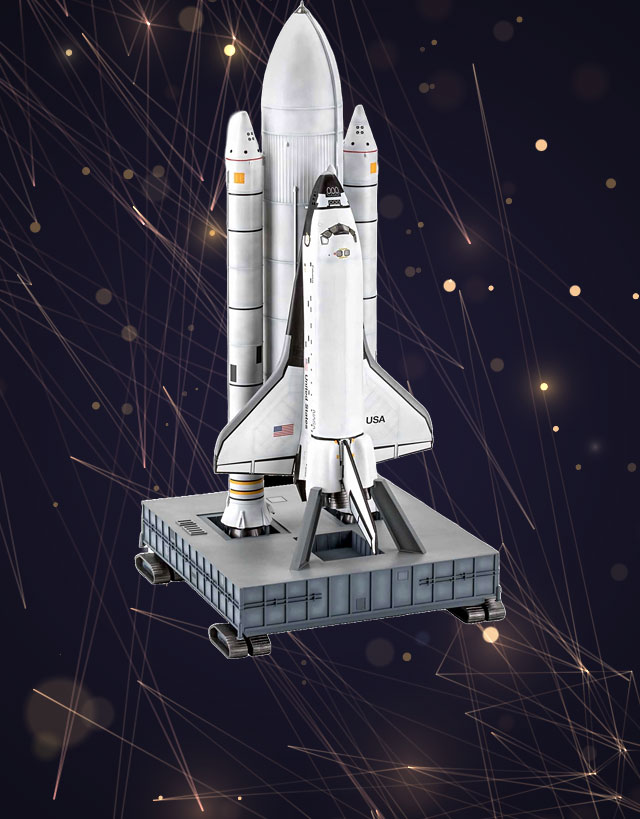 Revell 1/144 Space Shuttle with Booster Rockets 40th Anniversary