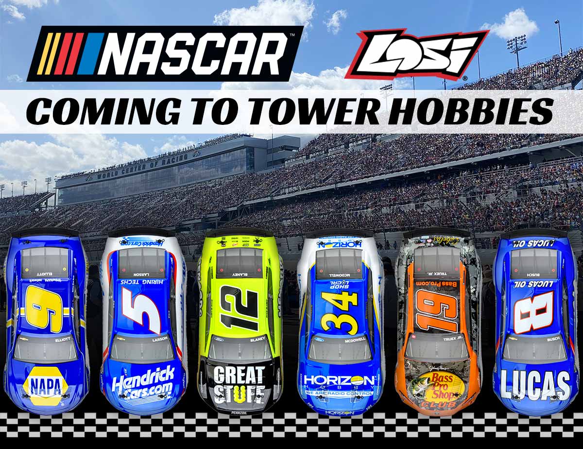 Tower Hobbies Now Has NASCAR
