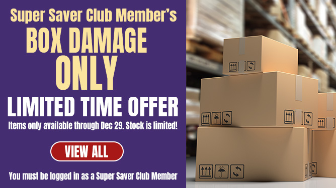 Super Saver Club Members Scratch and Dent